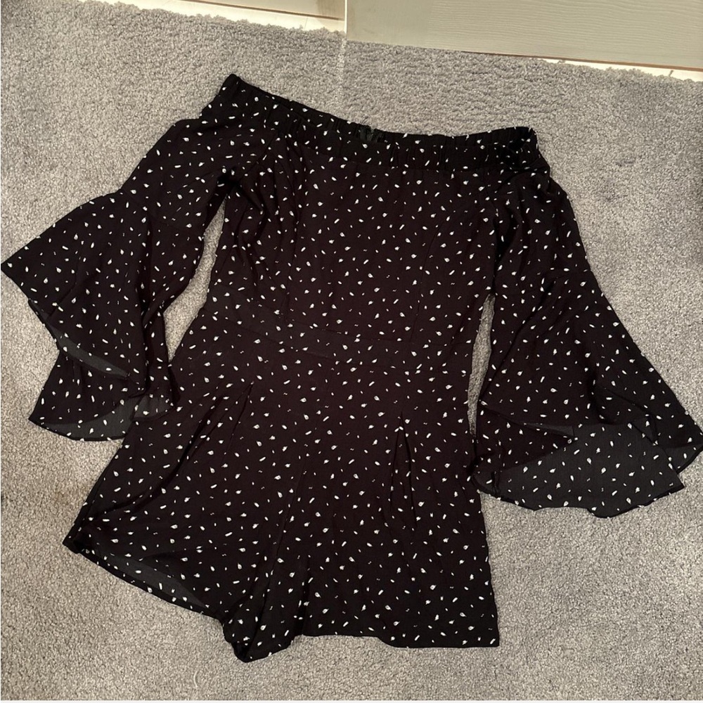 nordstrom socialite off the shoulder romper
